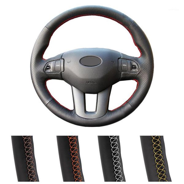 

car steering wheel cover diy custom made steering wrap for kia sportage 3 2011-2014 kia ceed cee'd 2010-20121