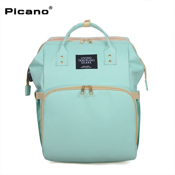 

fashion factory for 2020 new portable baby folding bed mummy bag lightweight large outdoor multifunctional backpack m180145