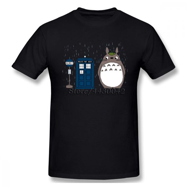 

dr doctor who totoro t-shirt for men plus size cotton team tee shirt 4xl 5xl 6xl camiseta sport hooded sweatshirt hoodie