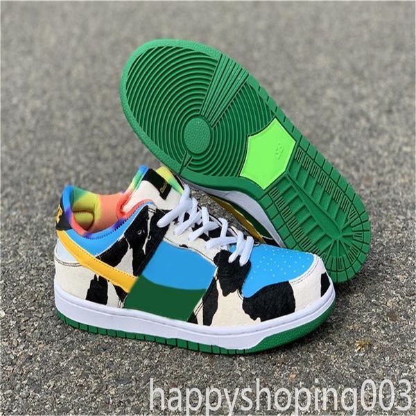 

ben jerry's x s b d u n k low pro qs chunky dunky white/lagoon pulse-black-university gold skateboard shoes men women trainers