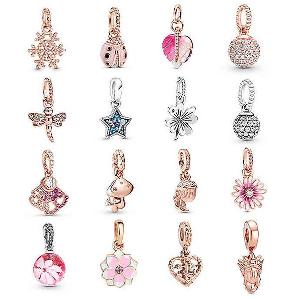 

high-quality rose gold diy jewelry charm pendant to use with pandora, Silver