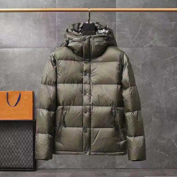 

2021 winter down jacket men s and women s fur coat thickening jacket fashion parker overcome, Black