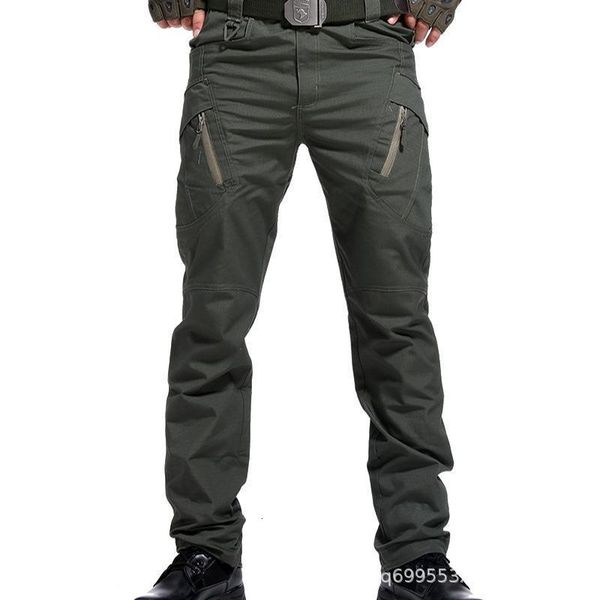 

new military cargo pants men combat swat many pockets casual trousers outdoor trekking hiking waterproof tactical pants, Black