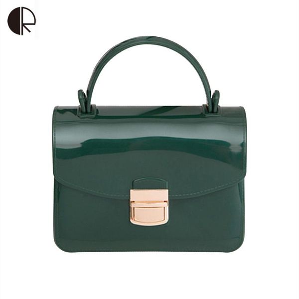 

2020 new small fragrance elegant candy color jelly bag portable shoulder messenger bag fashion chains women handbag bh1093