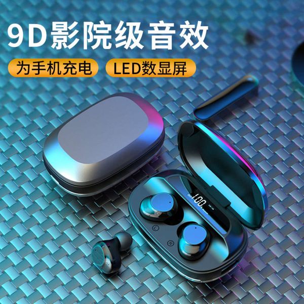 

new wirels bluetooth headset g16 stereo binaural call 5.0 led with digital display of charging chamber