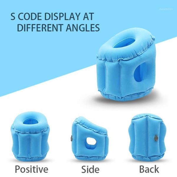 

headrest body back inflatable air pillow travel support cushions for airplane car office rest neck pillows convenient for travel1