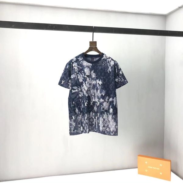 

2020ss spring and summer new high grade cotton printing short sleeve round neck panel t-shirt size: m-l-xl-xxl-xxxl color: black white bv67
