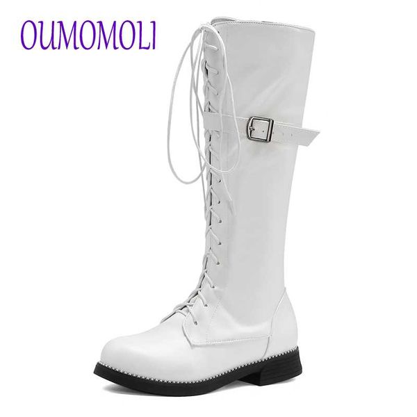 

2020 slim women's flat heel knee-high brand high heels platform boots slip on winter boots shoes woman v268, Black