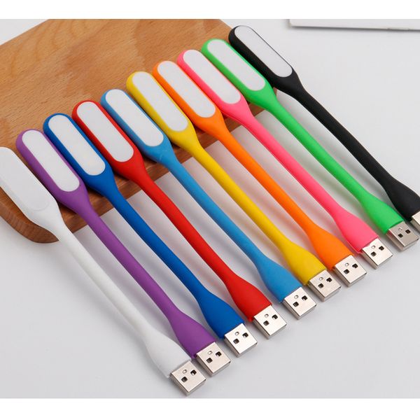 

10 pcs/lot foldable super bright usb led book light portable reading lamp light table lamp for power computer lapnight lighting