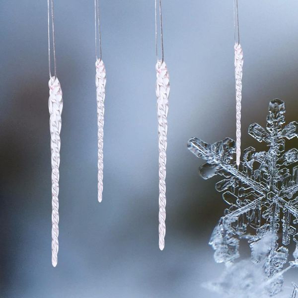 

ornaments 1set of 4pcs xmas clear glass decoration 5 .5 inch christmas tree hanging pendant home decor tz4b