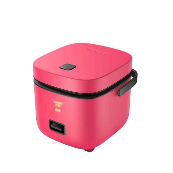 

electric skillets 220v 1.2l cute mini rice cooker small 1-2 person household single kitchen appliances with handle