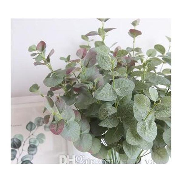 

new artificial silver dollar eucalyptus leaf for silk flowers household store dest rustic decoration clo wmtdmy toys2010
