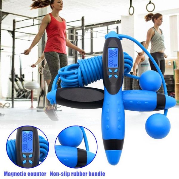 

1pc smart electronic digital skip rope calorie consumption professional fitness body building exercise jumping rope