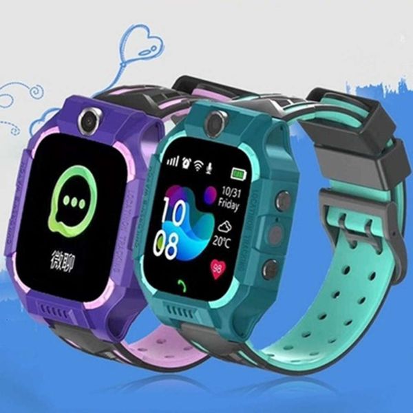 

gps all china netcom tracking touch screen p taking children's smart phone watch, Blue