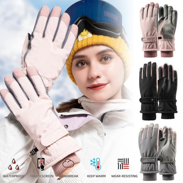 

100% waterproof winter cycling gloves outdoor ski gloves sport ridding windproof non-slip for bike bicycle scooter1