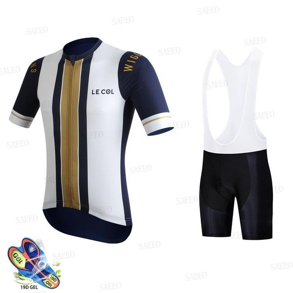 

le col 2020 men cycling set cycling jersey set road bicycle wear breathable anti-uv mtb clothing triathlon ropa ciclismo, Black;blue