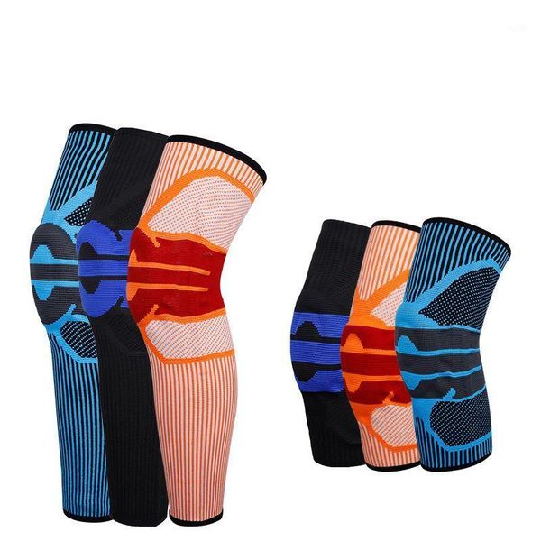 

elbow & knee pads 1 piece brace compression support elastic crossfit pad patella running basketball squat safety sleeve1, Black;gray