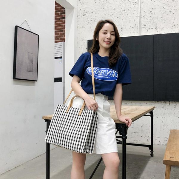 

women luxury tote large capacity handbag female casual shoulder bag lady daily handbag fresh beach shopping bag