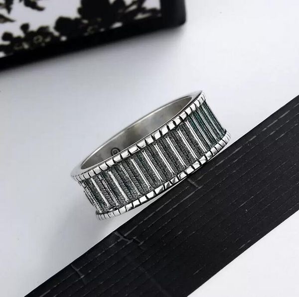 

classic charm band rings be engaged designer stainless steel fashion jewelry men's wedding promise ring women's gifts, Silver