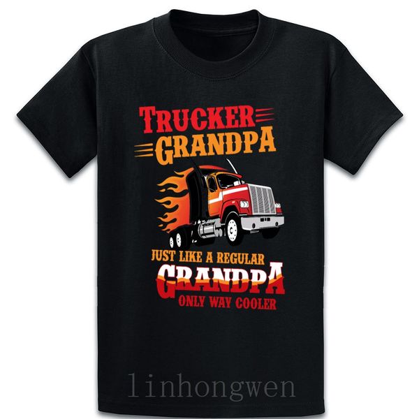 

trucker grandpa plays with trucks driver gift casual spring trend trend customized anti wrinkle short sleeve sport sweatshirt hoodie t shirt