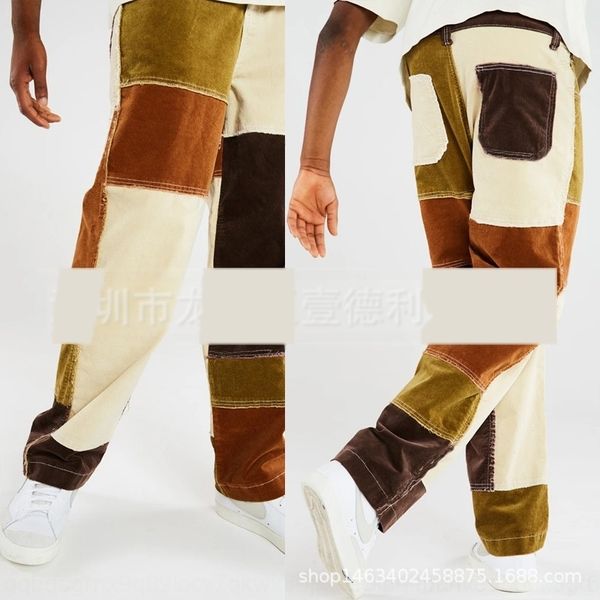 

rzfb ankle jogger mens jeans slim straight distressed hole ripped male men black white red skinny zipper pants jeans designer trouser, Blue