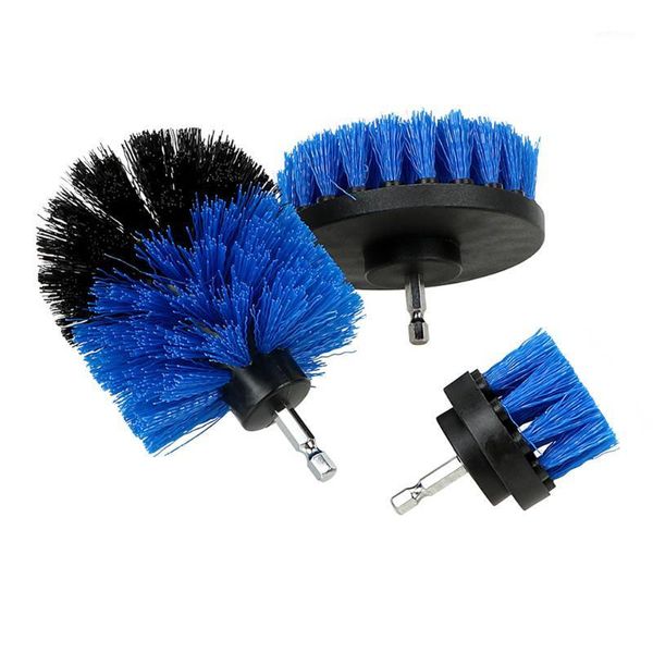 

car washing brush hard bristle drill auto detailing cleaning tools 3pcs/set nj881