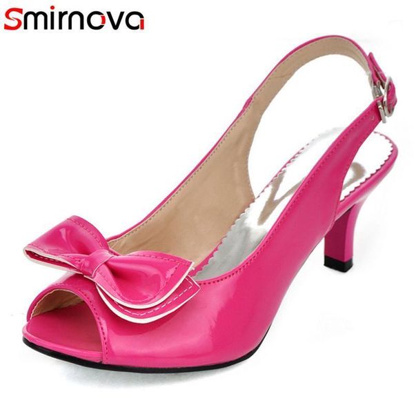 

smirnova 2021 wholesale big size 48 women sandals open toe summer shoes thin high heels shoes buckle party wedding woman1, Black