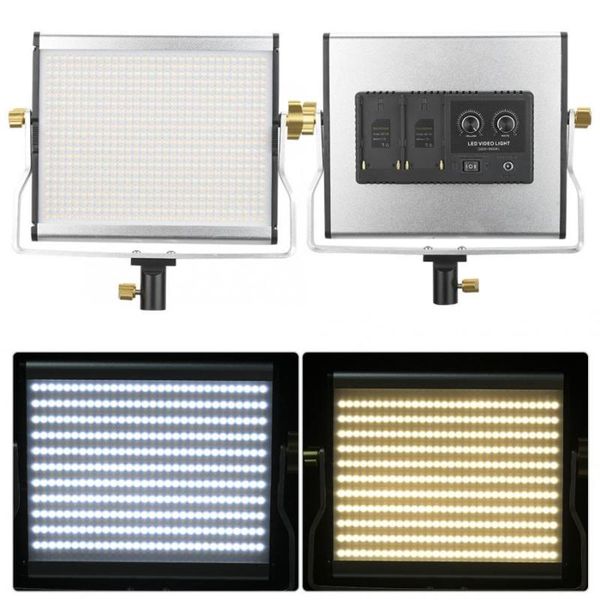 

vife led video fill light 3200-5600k bi-color dimmable cri 95+ ac110v-250v