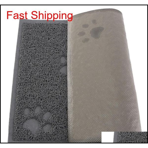 

pet dog puppy cat feeding mat pad cute paw pvc bed dish bowl food water feed placemat wipe cl qyldzv yh_pack