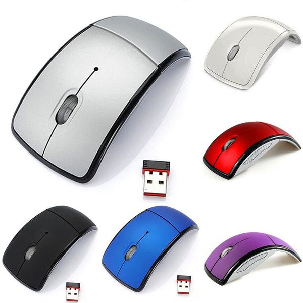 

mice wireless mouse optical 2.4g computer folding usb receiver for lappc deskoffice