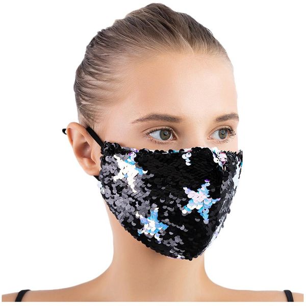 

bling stars маска для женщин модельер моющийся пришивания маске рот face cap бинты maski masque tissus lavable sqcjoz bdehair
