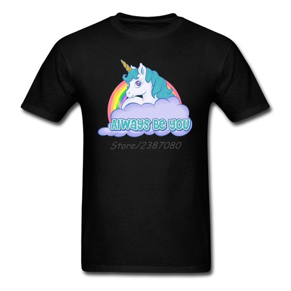 

vintage style be you unicorn crewneck custom short sleeve hipster big size clothes sport hooded sweatshirt hoodie men t shirt