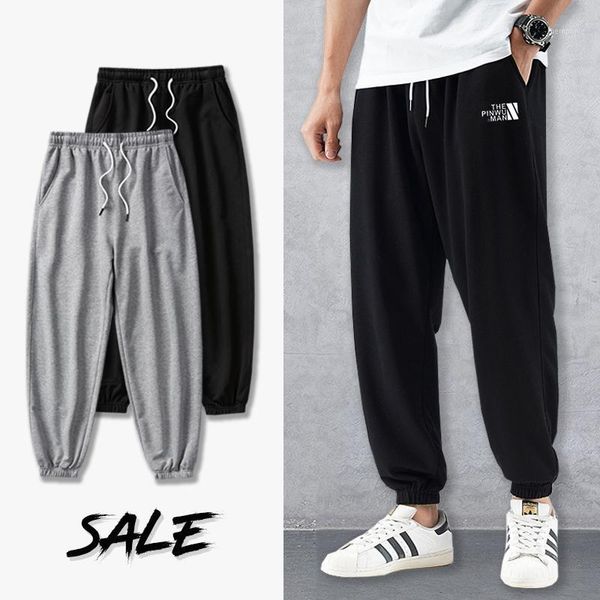 

weargen cotton casual harem pants men joggers pants man trousers male chinese style harajuku clothe 6111, Black