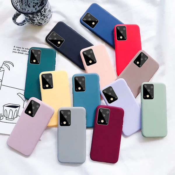 

case for samsung galaxy s10 s9 s8 a50 a51 a71 note 8 9 10 s10e s20 plus cover funda caps etui phone thin soft shell