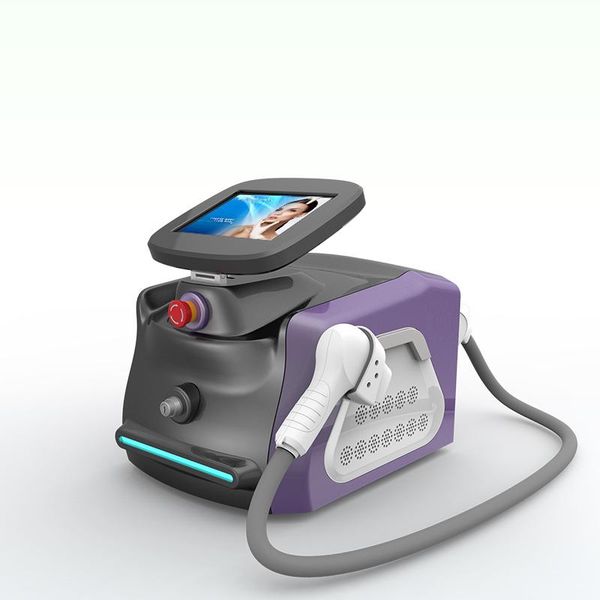 

2021 new portable 808nm diode laser hair removal beauty equipment for sale alexandrite 755nm laser depilation machine, Black