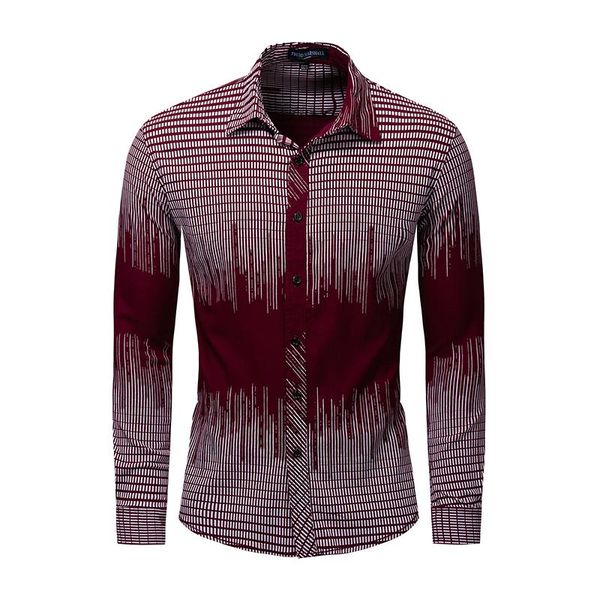 

nice european size nice men's plaid contrast shirt long sleeve shirt plus size 3xl elastic button casual shirts, White;black