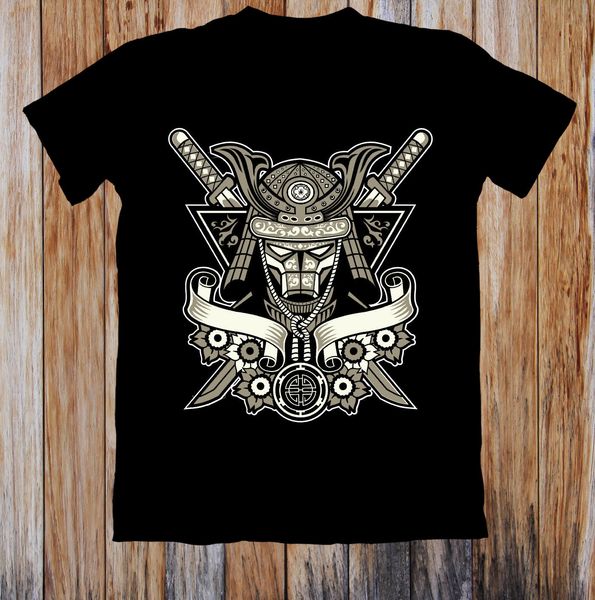 

men 2019 brand clothing tees casual print t-shirt harajuku short sleeve men samurai funny print t shirts sport hooded sweatshirt hoodie