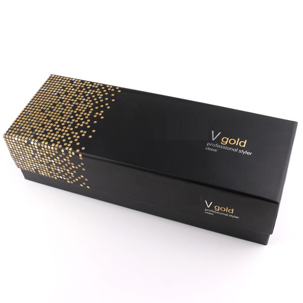 

v gold max hair straightener classic professional styler fast hair straighteners iron hair styling tool quality, Black