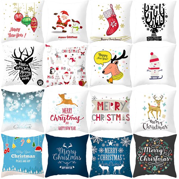 

snowflake tree cushion cover decorations for home merry christmas ornament gift xmas natal 2020 happy new year 2021