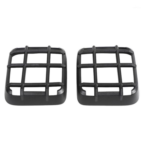 

black abs tail light lamp cover trim decor frame for wrangler jl 18-201