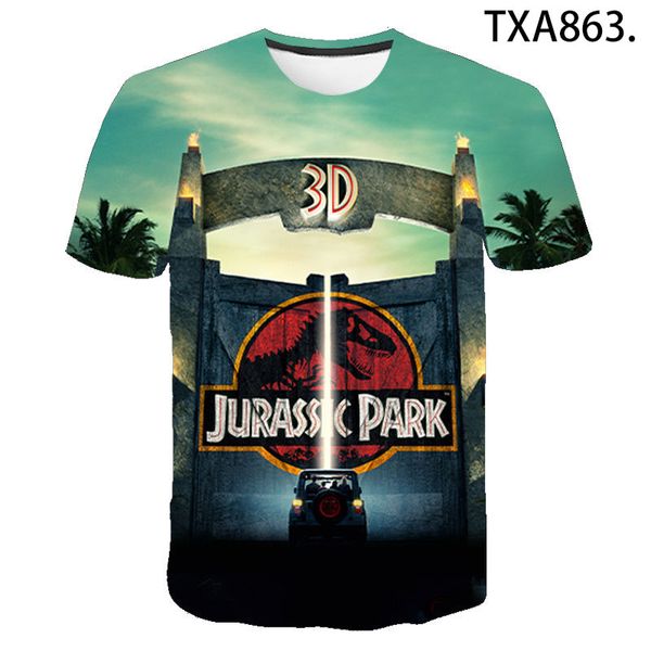 

movie jurassic park 3d boy girl printed cool 3d print shirts humor hentai oversized men clothing