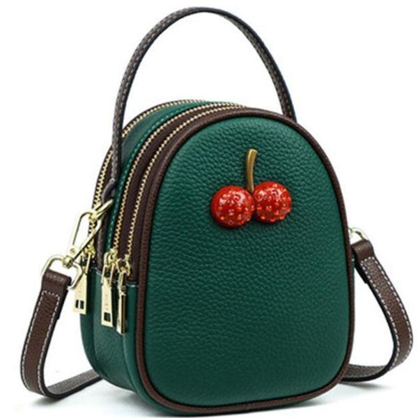 

100% genuine leather women's bag 2020 winter new sweet beauty student shoulder bag ladies soft leather crossbody handbag
