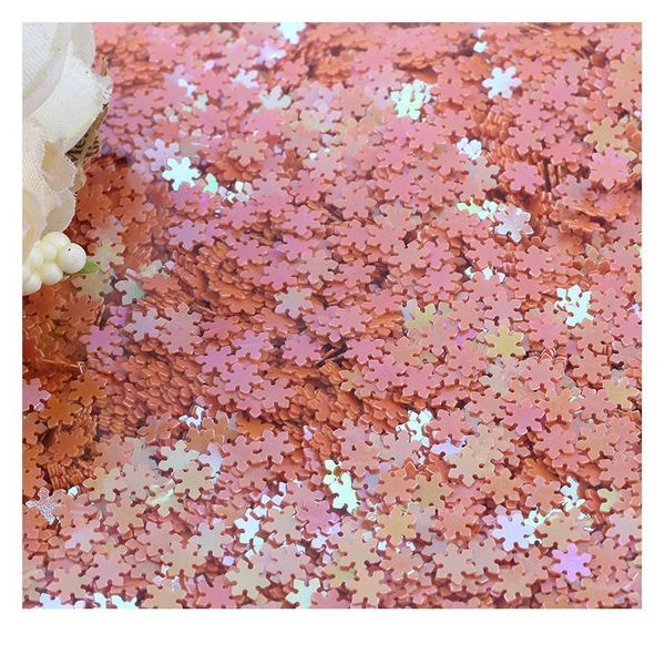 

10g ultrathin sequin 5mm christmas snowflake shape loose sequins for crafts pvc paillettes glitter confetti nail arts de jllzqq