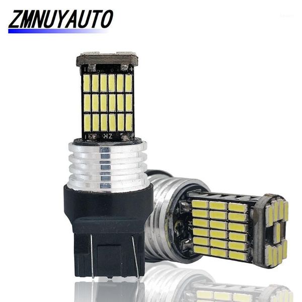

emergency lights 2pcs t20 7440 7443 led bulb w21/5w w21w 45smd 4014 car auto brake light reverse lamp white red yellow1