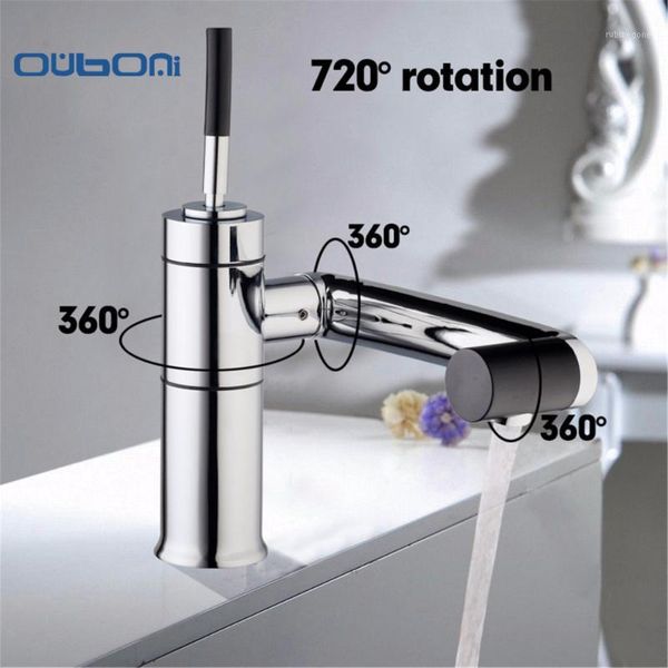 

kitchen faucets wholesale- chrome sink basin deck mounted for bathroom faucet swivel 360 brass &cold water torneiras cozinha tap mixer fauce
