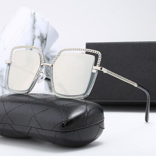 

new fashion eyeglasses square glasses metal frame colors uv400 sun sunglasses business designer women 6 ladies lxnpf, White;black