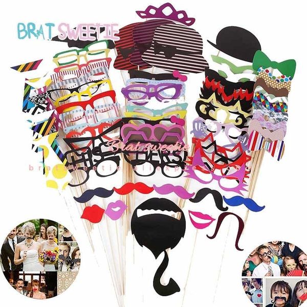 

diy p kit booth props funny 76pcs pose sign mask moustache stick pgraphy for christmas wedding birthday party supplies