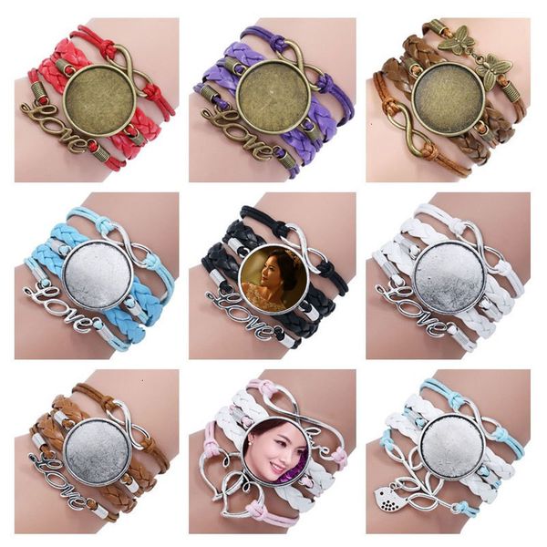 

factoryc6x0women heat bracelets for sublimation multi-storey tranfer printing bracelet blank consumable custom jewelry