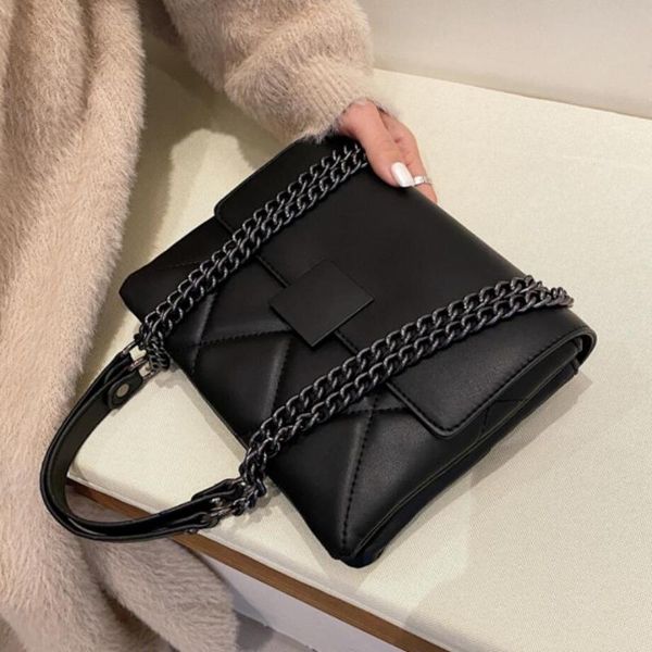 

minuet cross body lattice square crossbody bag 2021 fashion high-quality pu leather women's designer handbag chain shoulder messenger