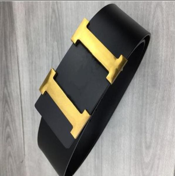 

brand famous women genuine leather belts 7cm fashion metal buckle luxury belts for lady jeans strap lb2179, Black;brown